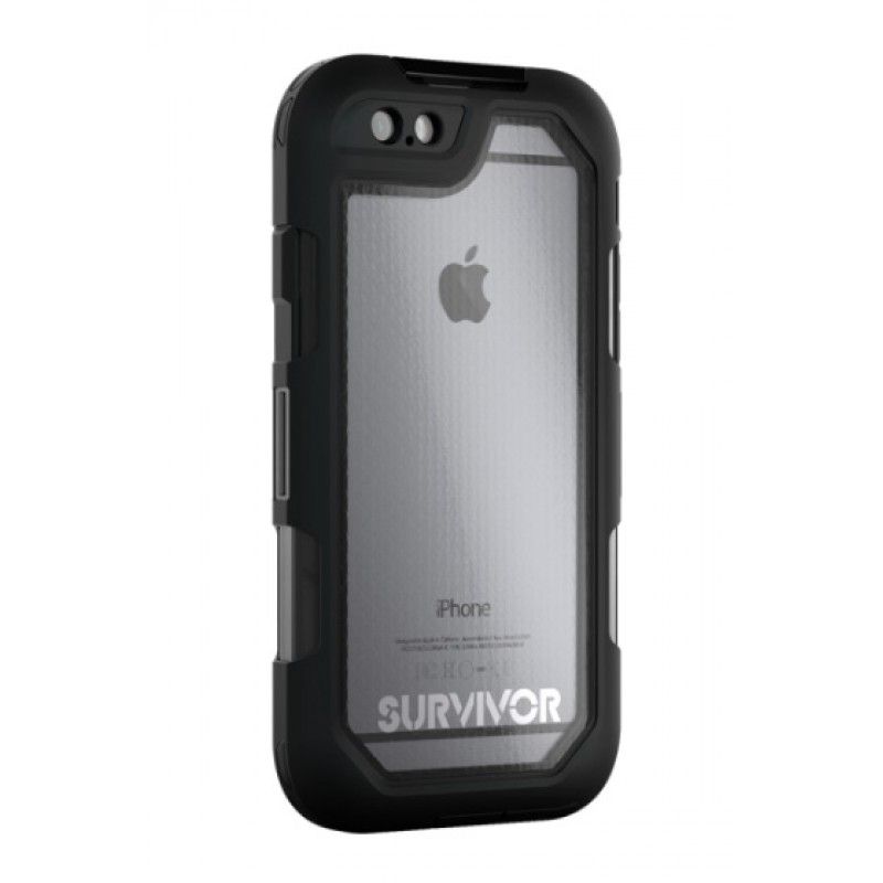 Capa Griffin Survivor Summit para iPhone 6/6s Plus - Preto/Transparente