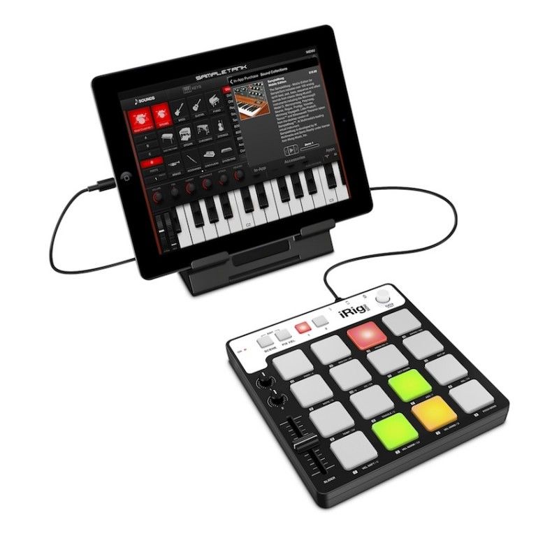Controlador MIDI de grooves ultra-portátil IK Multimedia iRi