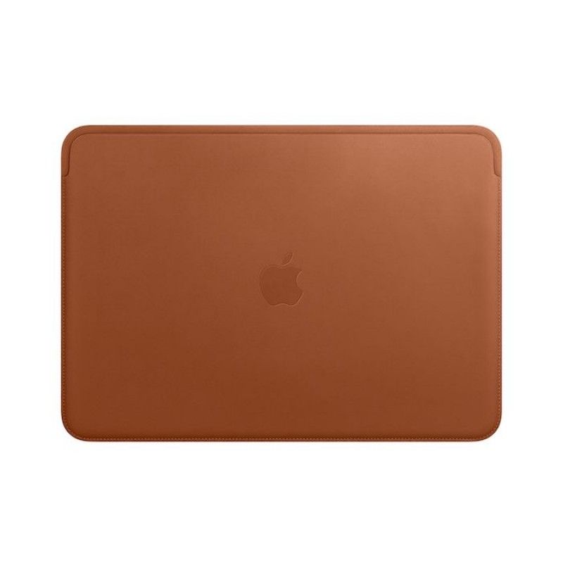 Pasta em pele para MacBook Air e MacBook Pro de 13 polegadas - Castanho-sela