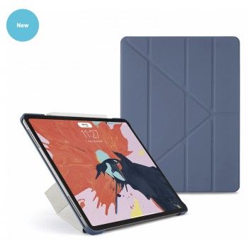 Capa para iPad Pro 12,9 (2018) Pipetto Origami - Azul Navy