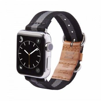 Bracelete para apple watch de 38 a 41 mm Utility TOMS em nylon - Preta