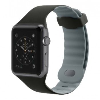 Pulseira para Apple Watch 42mm Preto/Cinza -- Caixa danificada/sinais de uso