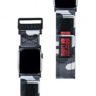 Bracelete para Apple Watch UAG Active, 42 a 45 mm - Midnight Camo