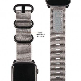 Bracelete para Apple Watch UAG Nato 38 a  41 mm - Cinzenta