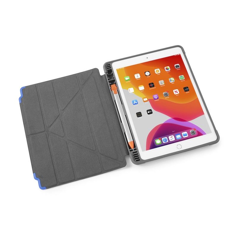 Capa para iPad 10,2 (2019) Origami Pencil Shield - Royal Blue