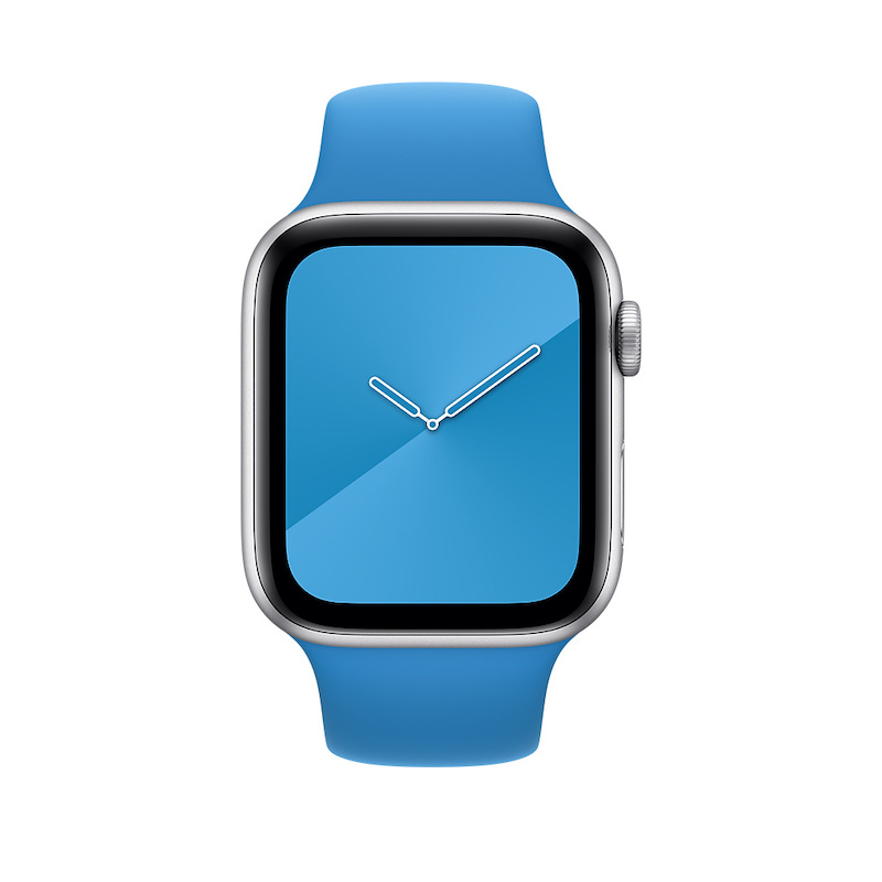 Bracelete desportiva para Apple Watch 42 a 45 mm - Azul Surf