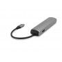 HUB USB Type-C GMS essentials Slim 4K HDMI e Ethernet - Silver