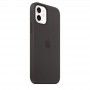 Capa para iPhone 12 | 12 Pro em silicone com MagSafe - Preto