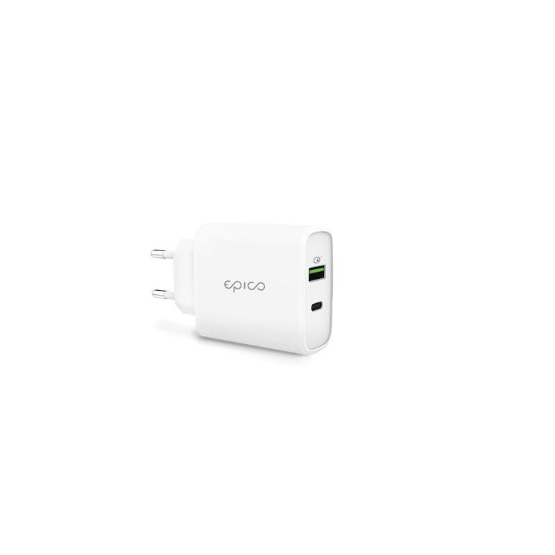 Carregador Pro USB-C/USB-A EPICO 36W com Power Delivery e Quick Charge