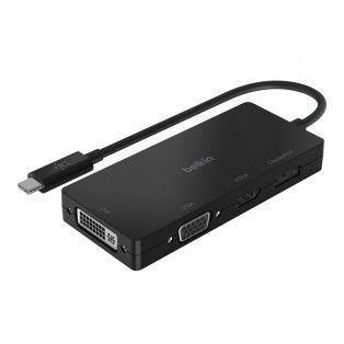 Adaptador de Vídeo Belkin USB-C para HDMI/VGA/DVI/DISPLAYPORT
