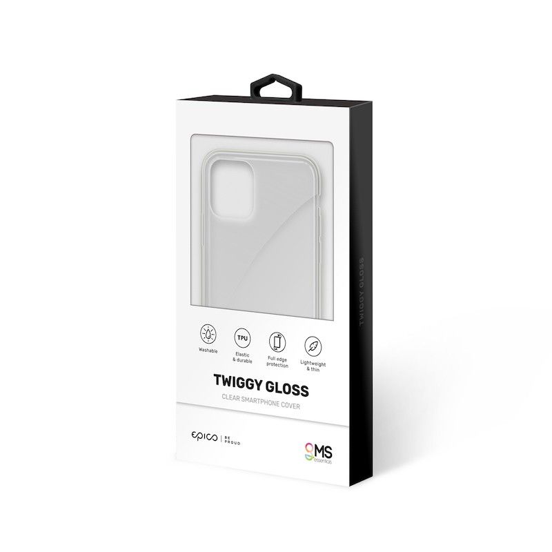 Capa GMS essentials iPhone 12/12 Pro Twiggy Gloss Transparente