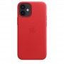 Capa em pele com MagSafe para iPhone 12 mini - Vermelha (PRODUCT)RED