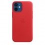 Capa em pele com MagSafe para iPhone 12 mini - Vermelha (PRODUCT)RED