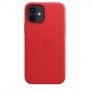 Capa em pele com MagSafe para iPhone 12 /  12 Pro - Vermelha (PRODUCT)RED