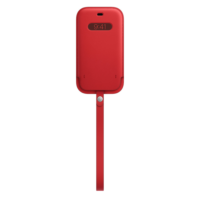 Bolsa em pele com MagSafe para iPhone 12|12 Pro - Vermelho (PRODUCT)RED
