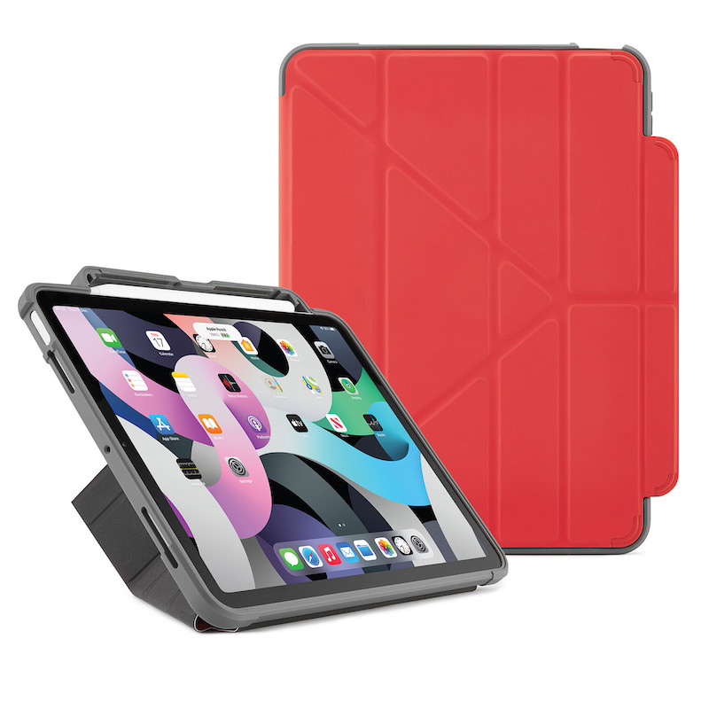 Capa para iPad Air 4 10.9 Pipetto Origami Pencil Shield No2 Red