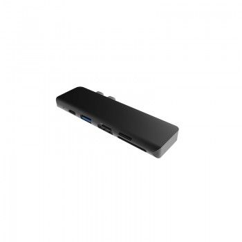 Adaptador USB-C EPICO MST Dual-HDMI Space Gray