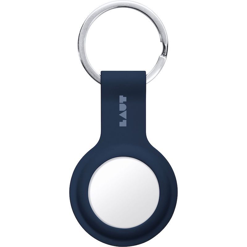 Porta-chaves LAUT para AirTag em silicone - Azul Navy
