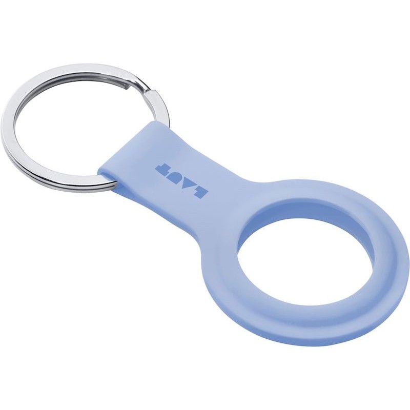 Porta-chaves LAUT para AirTag em silicone - Azul Powder