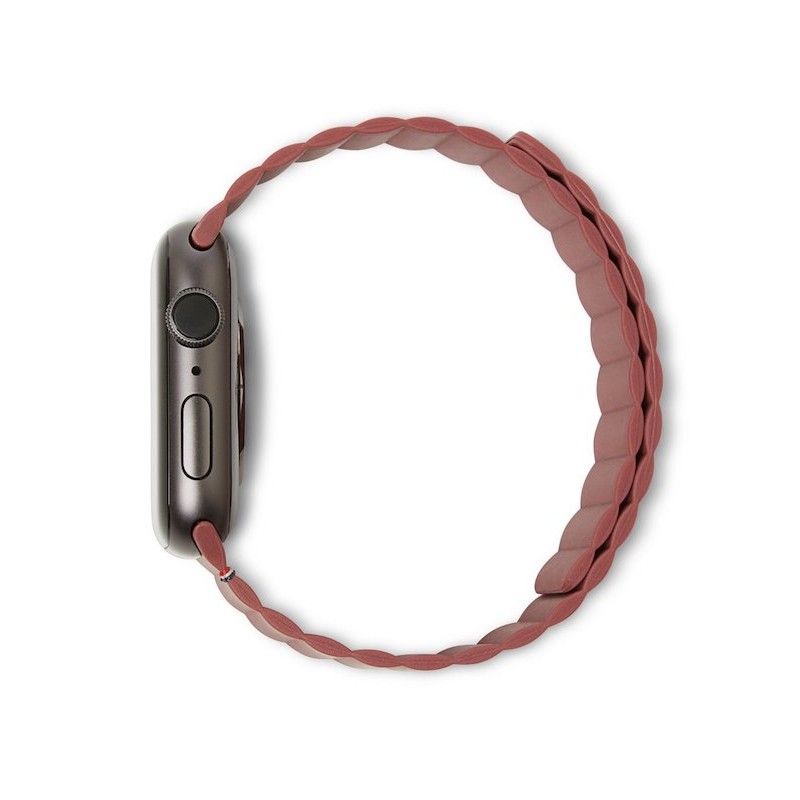 Bracelete Magnética Decoded Silicone Traction para Apple Watch 42 a 45 mm - Rust