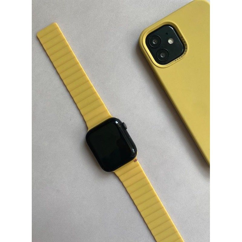 Bracelete Magnética Decoded Silicone Traction para Apple Watch 42 a 45 mm - Tuscan Sun