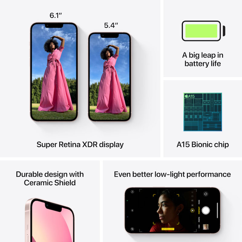 iPhone 13 mini 128 GB - Rosa