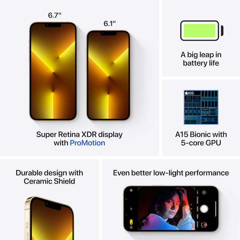 iPhone 13 Pro Max 128 GB - Dourado