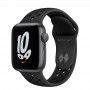 Apple Watch Nike SE, GPS 40 mm - Cinzento sideral, bracelete Nike Antracite/Preto