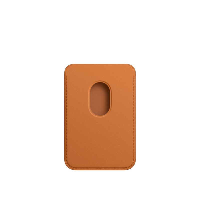 Carteira em pele com MagSafe para iPhone - Castanho dourado