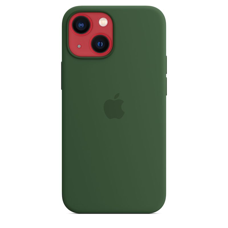 Capa em silicone com MagSafe para iPhone 13 mini - Trevo