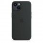 Capa em silicone com MagSafe para iPhone 13 - Meia-noite