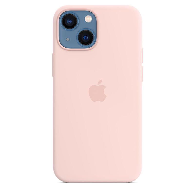 Capa em silicone com MagSafe para iPhone 13 mini - Giz Rosa