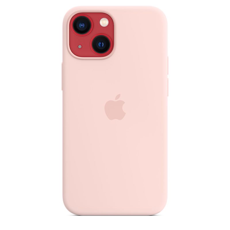 Capa em silicone com MagSafe para iPhone 13 mini - Giz Rosa