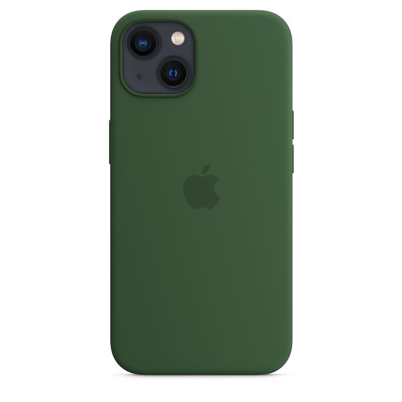 Capa em silicone com MagSafe para iPhone 13 - Trevo