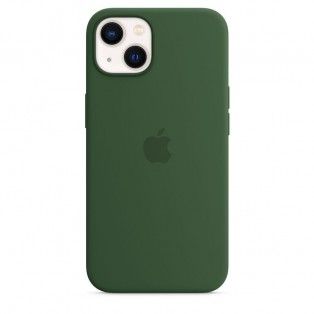 Capa em silicone com MagSafe para iPhone 13 - Trevo