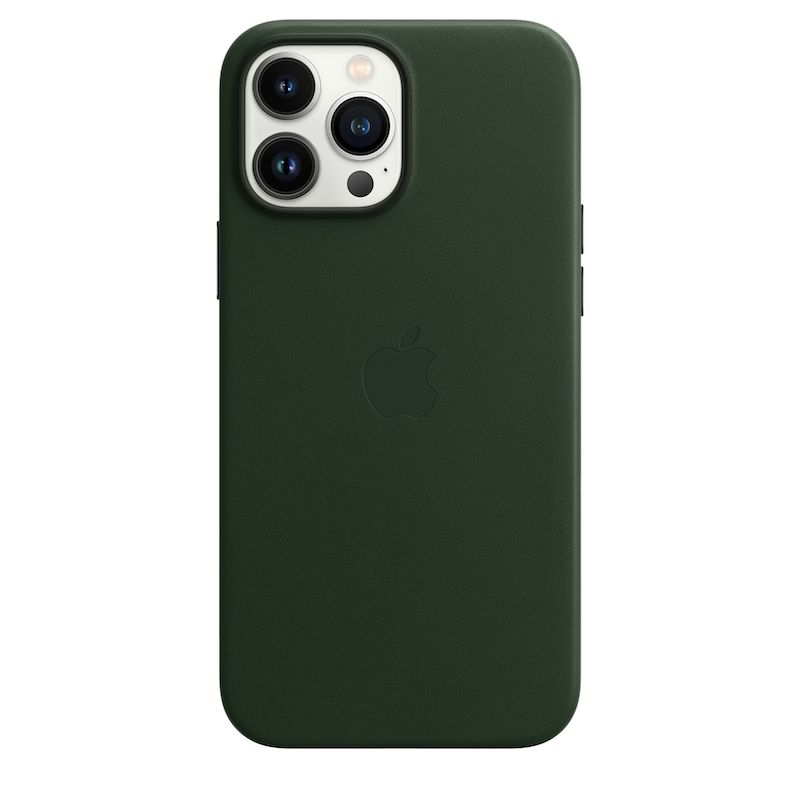 Capa em pele com MagSafe para iPhone 13 Pro Max - Verde sequoia