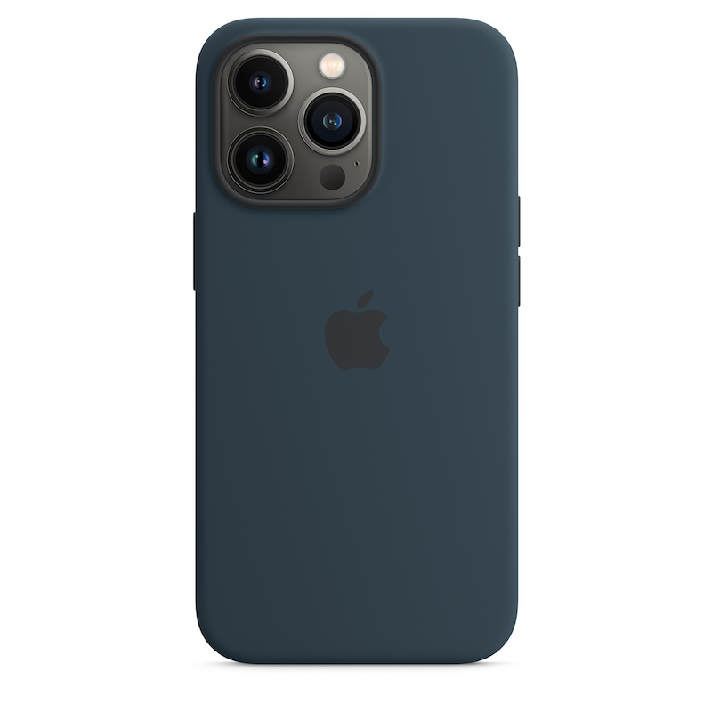 Capa em silicone com MagSafe para iPhone 13 Pro - Azul abissal