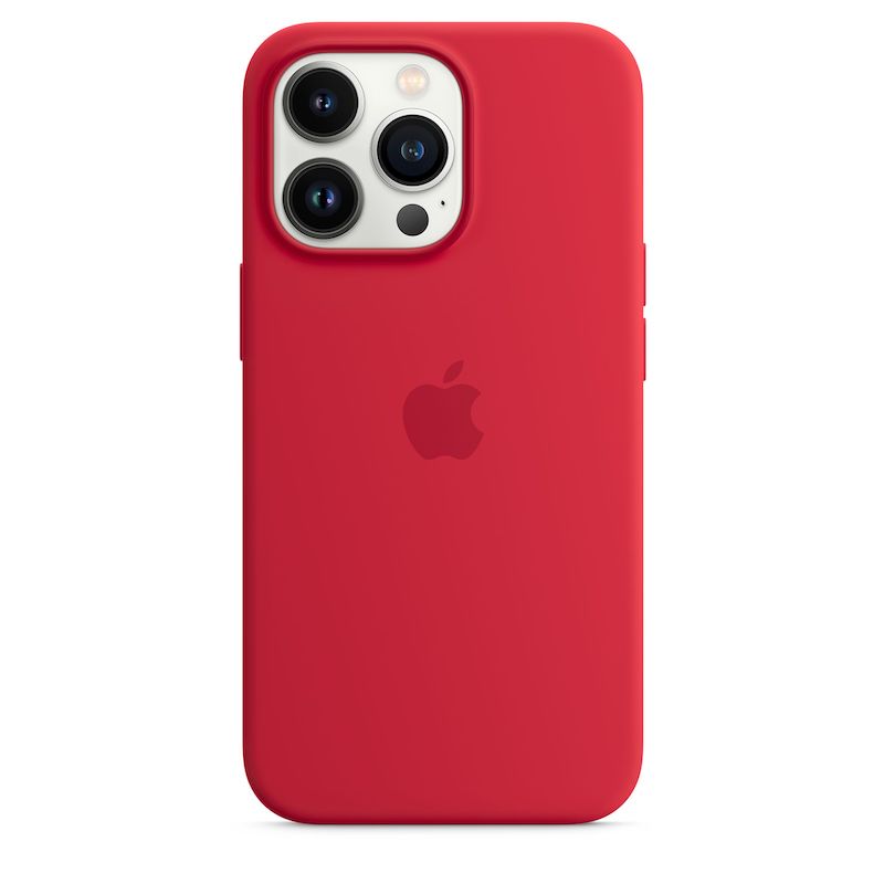 Capa em silicone com MagSafe para iPhone 13 Pro - Vermelho (PRODUCT)RED