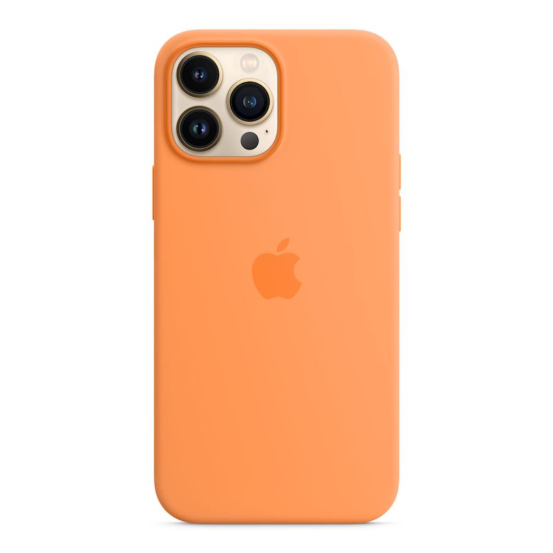 Capa em silicone com MagSafe para iPhone 13 Pro Max - Calêndula