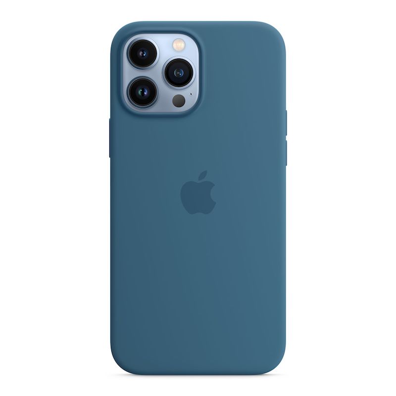 Capa em silicone com MagSafe para iPhone 13 Pro Max - Azul-celeste