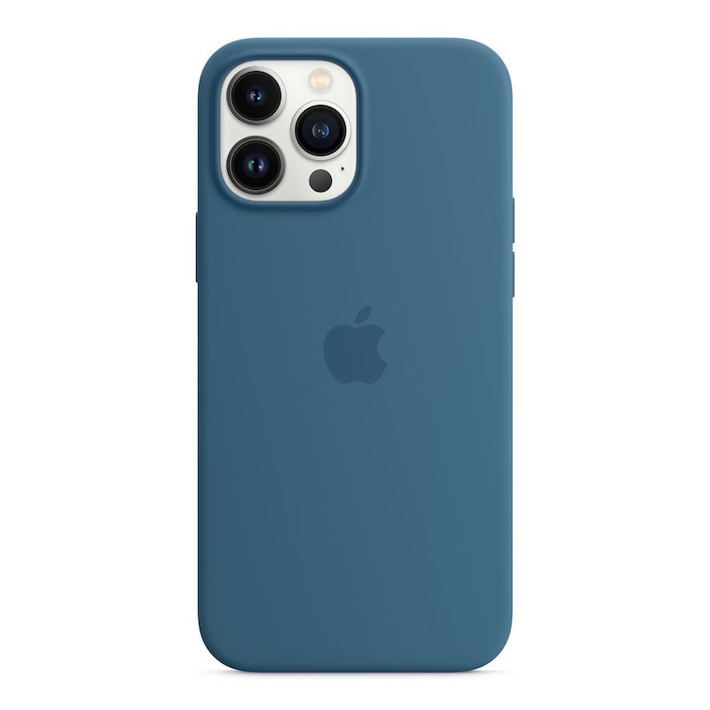 Capa em silicone com MagSafe para iPhone 13 Pro Max - Azul-celeste