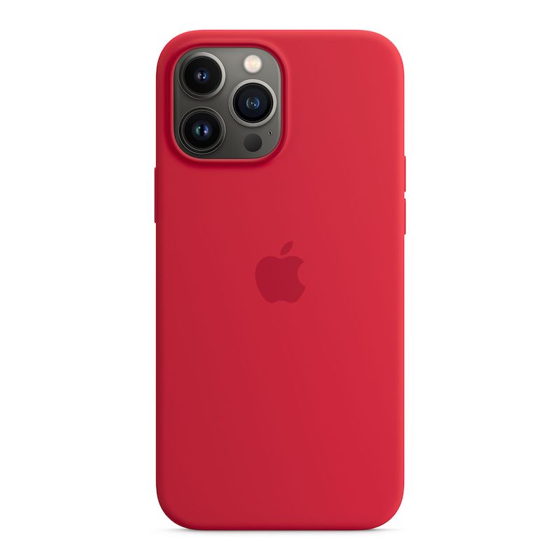 Capa em silicone com MagSafe para iPhone 13 Pro Max - Vermelho (PRODUCT)RED
