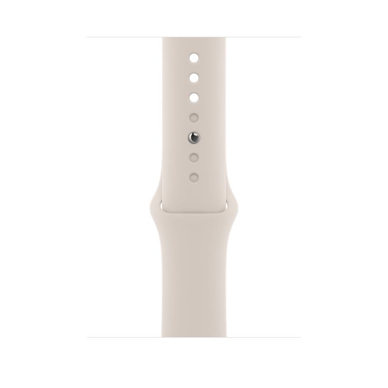 Bracelete desportiva para Apple Watch 42 a 45 mm - Luz das estrelas
