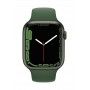 Apple Watch 7, GPS 45 mm - Verde, bracelete desportiva verde trevo