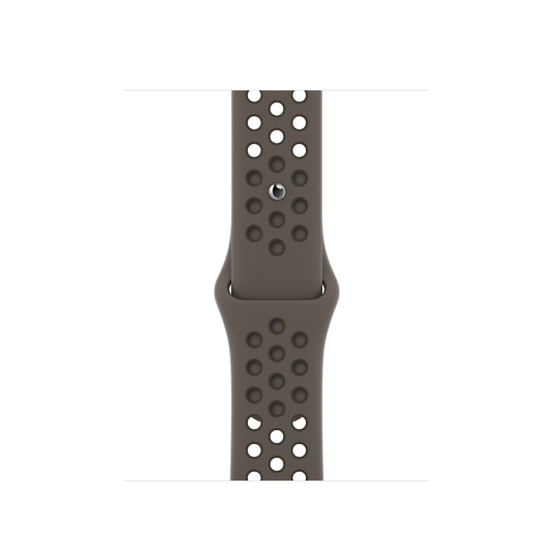 Bracelete desportiva Nike para Apple Watch de 42 a 45 mm - Cinzento olive/caqui cargo