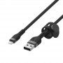 Cabo Belkin Boost Charge Pro Flex Braided Silicone USB-A para Lightning 2 m - Preto