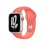 Bracelete desportiva Nike para Apple Watch de 38 a 41 mm - brasa incandescente/carmesim bliss