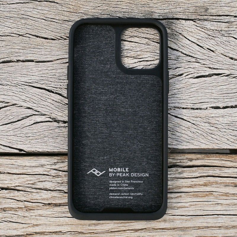 Capa PEAK DESIGN Everyday Fabric iPhone 13 Pro -  Cinzento carvão