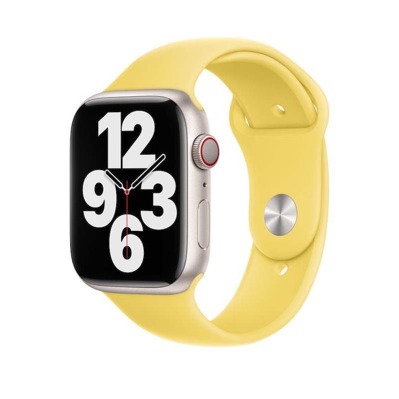 Bracelete desportiva para Apple Watch 42 a 45 mm - Raspa de limão