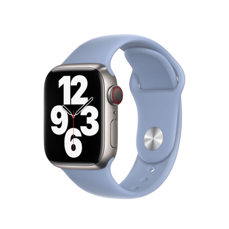 Bracelete desportiva para Apple Watch 38 a 41 mm - Azul nevoeiro